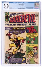 DAREDEVIL #1 APRIL 1964 CGC 3.0 GOOD/VG (FIRST DAREDEVIL).