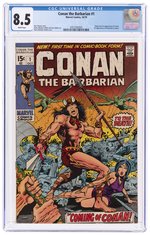 CONAN THE BARBARIAN #1 OCTOBER 1970 CGC 8.5 VF+ (FIRST CONAN).