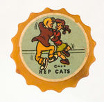 "HEP CATS" CATALIN PLASTIC PENCIL SHARPENER.