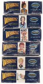 AURORA WHOOZIS? FACTORY-SEALED BOXED MODEL KIT SET.