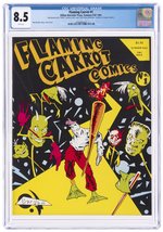 FLAMING CARROT #1 SUMMER/FALL 1981 CGC 8.5 VF+ (SIGNED BY BOB BURDEN).