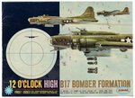 AURORA 12 O'CLOCK HIGH - B-17 BOMBER FORMATION FACTORY-SEALED MODEL KIT.