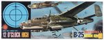 AURORA 12 O'CLOCK HIGH - NORTH AMERICAN B-25 MITCHELL MEDIUM BOMBER FACTORY-SEALED MODEL KIT PAIR.