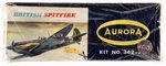 AURORA 12 O'CLOCK HIGH - REPUBLIC P-47 THUNDERBOLT & BRITISH SPITFIRE ESCORT FIGHTERS FACTORY-SEALED MODEL KIT PAIR.