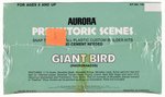 AURORA PREHISTORIC SCENES - GIANT BIRD (PHORORHACOS) FACTORY-SEALED MODEL KIT.