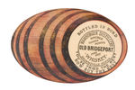 "OLD BRIDGEPORT WHISKEY" MIRROR.