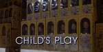 CHILD'S PLAY (1988) - UNUSED PACKAGING BACKER CARD MOVIE PROP CAS 85.