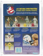 THE REAL GHOSTBUSTERS (1986) SERIES 1 GHOST - STAY-PUFT MARSHMALLOW MAN AFA 80 NM (WHITE TEXT/SQUARE BLISTER).