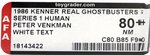 THE REAL GHOSTBUSTERS (1986) SERIES 1 HUMAN - PETER VENKMAN & GRABBER GHOST AFA 80+ NM (FIRST ISSUE, WHITE TEXT).