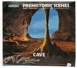 AURORA PREHISTORIC SCENES - CAVE FACTORY-SEALED MODEL KIT PAIR (BOX VARIETIES).