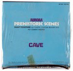 AURORA PREHISTORIC SCENES - CAVE FACTORY-SEALED MODEL KIT PAIR (BOX VARIETIES).