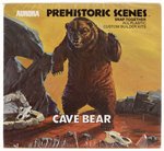 AURORA PREHISTORIC SCENES - CAVE BEAR FACTORY-SEALED MODEL KIT.