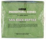 AURORA PREHISTORIC SCENES - SAIL BACK REPTILE (DIMETRODON) FACTORY-SEALED MODEL KIT.