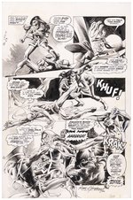 DEADLY HANDS OF KUNG FU #23 ORIGINAL ART PAGE FEATURING IRON FIST BY RUDY NEBRES.