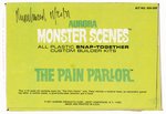 AURORA MONSTER SCENES - THE PAIN PARLOR FACTORY-SEALED BOXED MODEL KIT.