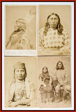 INDIAN CHIEF/MEDICINE MAN/COUNCIL CABINET PHOTOS.