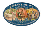 "BAILEY'S PURE RYE" SUPERB COLOR MIRROR.