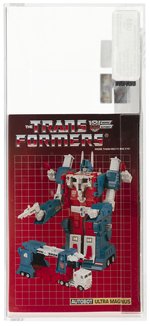 TRANSFORMERS (1986) - SERIES 3 ULTRA MAGNUS AFA UNCIRCULATED U85 NM+ (RUBBER TIRES, PAINTED FACE).