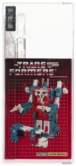 TRANSFORMERS (1986) - SERIES 3 ULTRA MAGNUS AFA UNCIRCULATED U85 NM+ (RUBBER TIRES, PAINTED FACE).