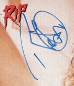 ROBERT PLANT SIGNED MAGAZINE PIN-UP.