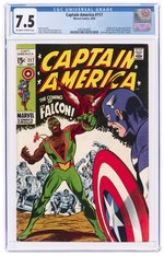 CAPTAIN AMERICA #117 SEPTEMBER 1969 CGC 7.5 VF- (FIRST FALCON).