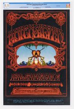 QUICKSILVER MESSENGER SERVICE 1968 CONCERT POSTER FD-101 RICK GRIFFIN ART CGC 9.9 MINT.