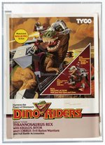 DINO-RIDERS (1988) - TYRANNOSAURUS REX SERIES 1 AFA 80 NM.