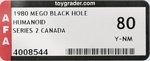 INCREDIBLY RARE MEGO THE BLACK HOLE (1980) - HUMANOID SERIES 2 AFA 80 Y-NM (CANADA).