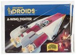 STAR WARS: DROIDS (1985) - A-WING FIGHTER VEHICLE AFA 75 Q-EX+/NM.