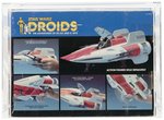 STAR WARS: DROIDS (1985) - A-WING FIGHTER VEHICLE AFA 75 Q-EX+/NM.