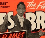 JAMES BROWN FAMOUS FLAMES 1962 VIRGINIA SEGREGATED HIGH SCHOOL CONCERT POSTER.