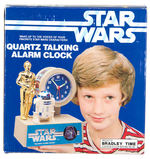 “STAR WARS” CLOCK PAIR.