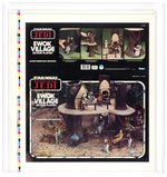 STAR WARS: RETURN OF THE JEDI (1983) - EWOK VILLAGE ACTION PLAYSET PROOF SHEET AFA 80 NM.