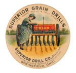 "SUPERIOR GRAIN DRILLS" MIRROR.