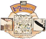 LED ZEPPELIN ALBUMS I, II & III RECORD STORE ADVERTISING DISPLAY.