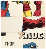 1966 DONRUSS MARVEL SUPER HEROES COMPLETE CARD SET.