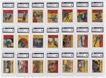 1937 WOLVERINE GUM RIPLEY'S BELIEVE IT OR NOT COMPLETE CARD SET CGC GRADED, PLUS WRAPPER.
