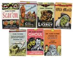 1960s FOUR STAR CANDY CO. MONSTER/HORROR THEMED HUMOROUS CANDY CIGARETTE BOXES.