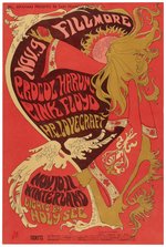 PINK FLOYD, PROCOL HARUM 1967 WINTERLAND SAN FRANCISCO, CA CONCERT POSTER BG-92.