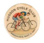 "HUDSON CYCLE CLUB ORGANIZED 1891" MIRROR.