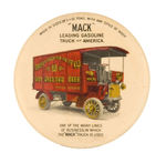 EARLY "MACK" TRUCK WITH MEAT AD.