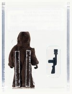 STAR WARS (1977) - LOOSE ACTION FIGURE/HK JAWA AFA 85 NM+ (GREEN STITCH ON BOTTOM).