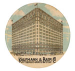 "KAUFMANN & BAER" PITTSBURGH STORE MIRROR.