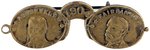 ROOSEVELT & FAIRBANKS 1904 PINCE-NEZ GLASSES BRASS JUGATE PIN.