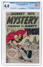 JOURNEY INTO MYSTERY #86 NOVEMBER 1962 CGC 4.0 VG.