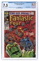 FANTASTIC FOUR ANNUAL #6 NOVEMBER 1968 CGC 7.5 VF- (BIRTH OF FRANKLIN RICHARDS & FIRST ANNIHILUS).