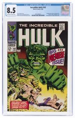 INCREDIBLE HULK #102 APRIL 1968 CGC 8.5 VF+.