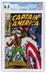 CAPTAIN AMERICA #117 SEPTEMBER 1969 CGC 6.5 FINE+ (FIRST FALCON).