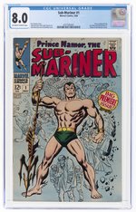 SUB-MARINER #1 MAY 1968 CGC 8.0 VF.