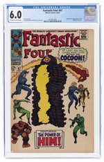 FANTASTIC FOUR #67 OCTOBER 1967 CGC 6.0 FINE (FIRST HIM - ADAM WARLOCK).